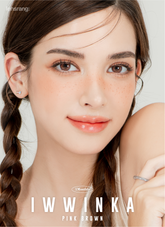 Lensrang 1-Month Iwwinka Pink Brown (2 Pack)