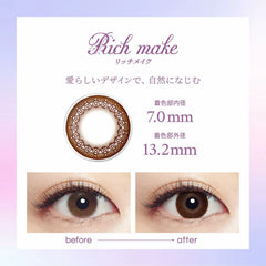 SEED Eye Coffret 1 Day UV Rich Make for Toric (30 Pack)
