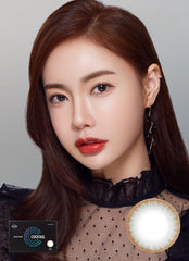 Lensme Louis Shine Cocktail Ash Island Gray Monthly (2 Pack)