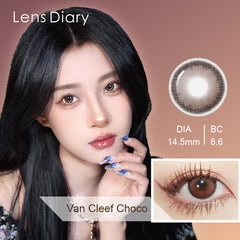 Lens Diary Van Cleef Choco Monthly Circle Lenses (2 Pack)