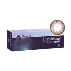 FreshKon Alluring Eyes Majestic Brown Daily Disposable (30 Pack)
