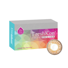FreshKon Colors Fusion Warm Hazel Monthly Contact Lens (2 Pack)