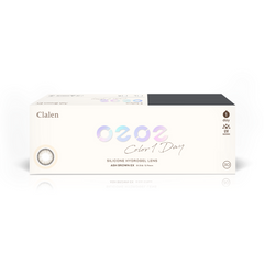 Clalen O2O2 Color 1-Day Ash Brown EX (30 Pack)