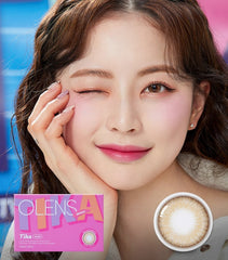 Olens Tika 3con Brown Monthly Contact Lenses (2 Pack)