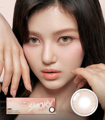 Olens 1-Day Smoky Brown Colored Contact Lenses (10p)