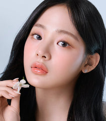 OLENS Shine Touch Milky Gray Monthly Contact Lenses (2 Pack)