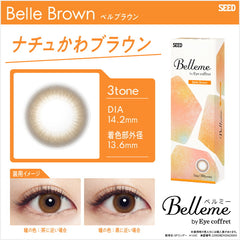 SEED Eye Coffret Belleme 1 Day Belle Brown (30 Pack)
