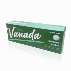 Lenstown 1-Day Lighly Vanada Emerald Aqua (20 Pack)