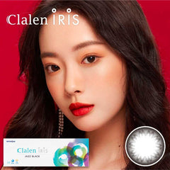 Clalen Iris 1 Day Jazz Black Daily Colored Contact Lenses (30 Pack)