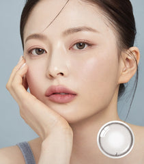 Olens Real Ring Gray Toric Monthly Circle Lenses (1 Pack)